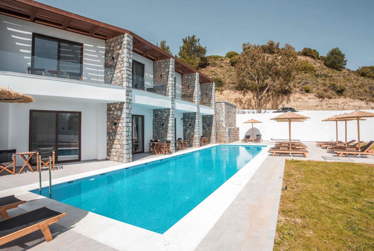Terra Pietra Luxury Villas & Suites Лардос Экстерьер фото