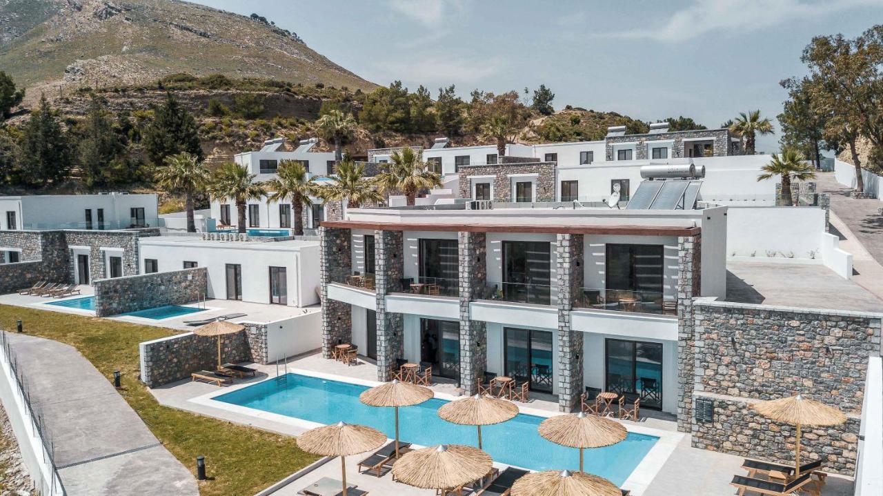 Terra Pietra Luxury Villas & Suites Лардос Экстерьер фото