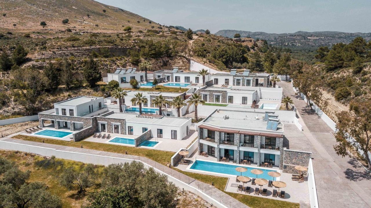 Terra Pietra Luxury Villas & Suites Лардос Экстерьер фото