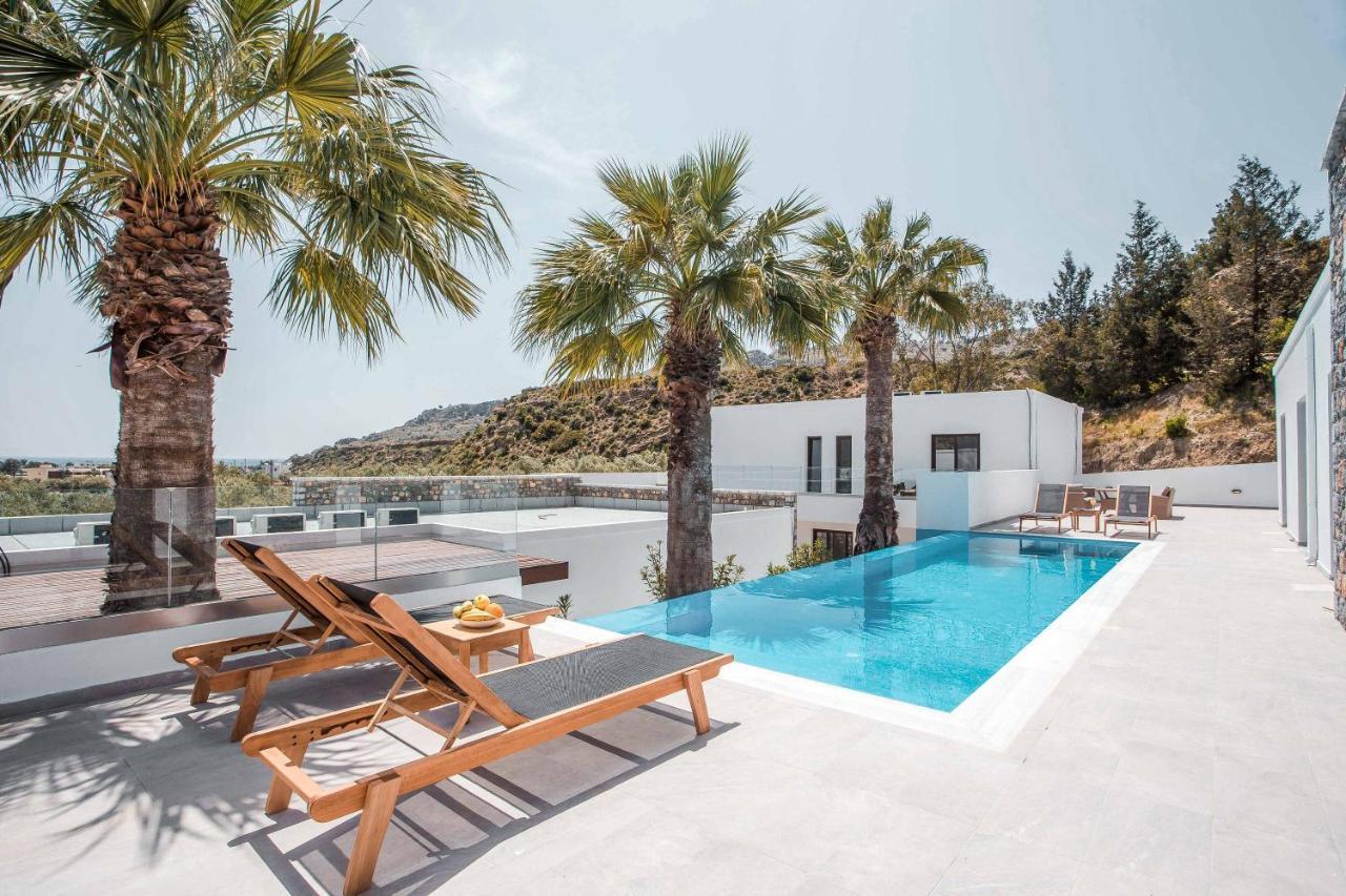 Terra Pietra Luxury Villas & Suites Лардос Экстерьер фото