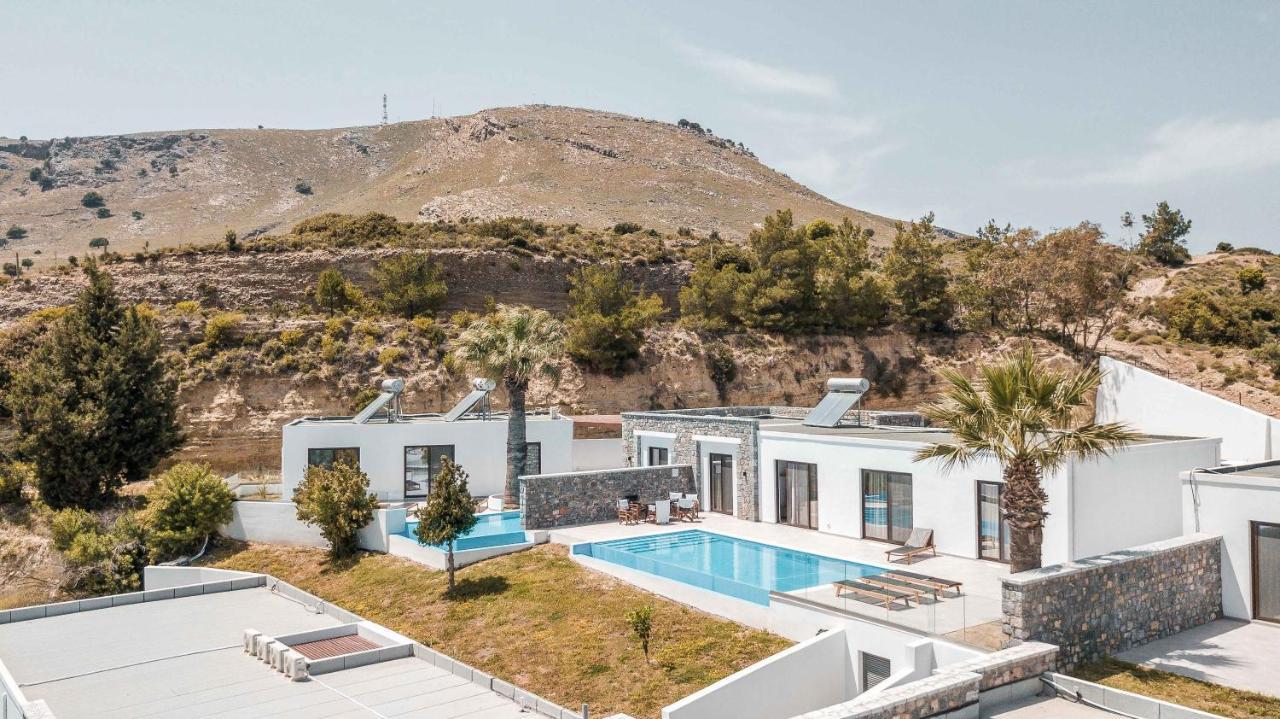 Terra Pietra Luxury Villas & Suites Лардос Экстерьер фото