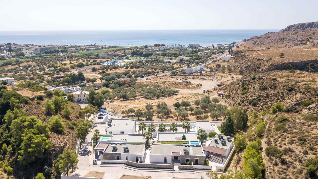 Terra Pietra Luxury Villas & Suites Лардос Экстерьер фото