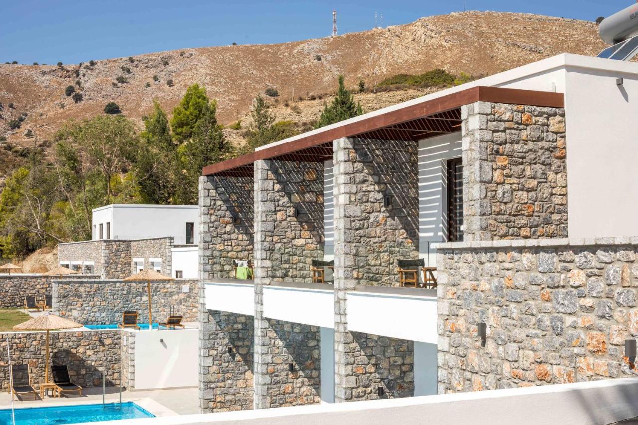 Terra Pietra Luxury Villas & Suites Лардос Экстерьер фото
