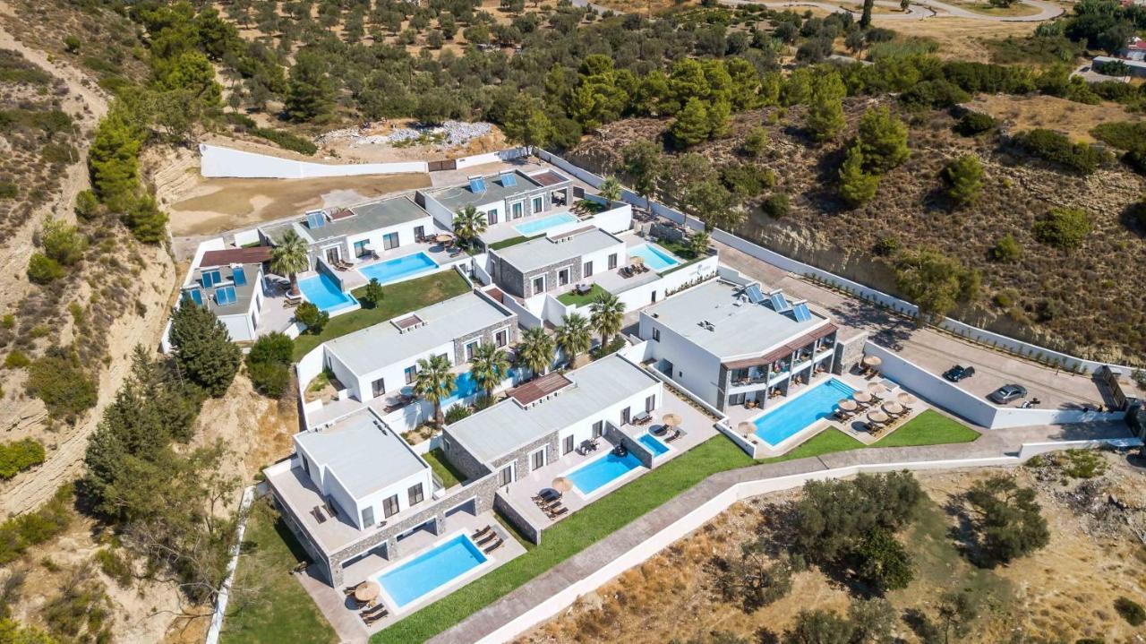 Terra Pietra Luxury Villas & Suites Лардос Экстерьер фото